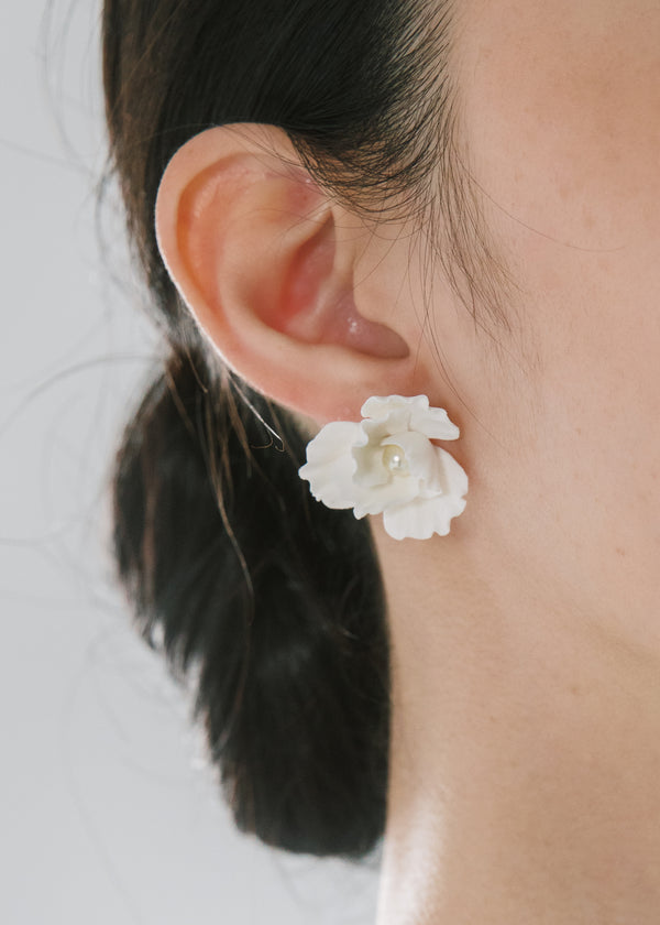 Jennifer Behr Karissa Earrings Cream