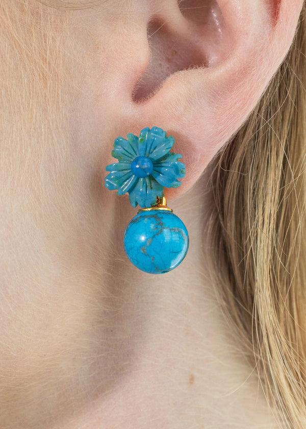 Jennifer Behr Kaylene Earrings Turquoise
