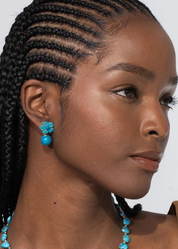 Jennifer Behr Kaylene Earrings Turquoise