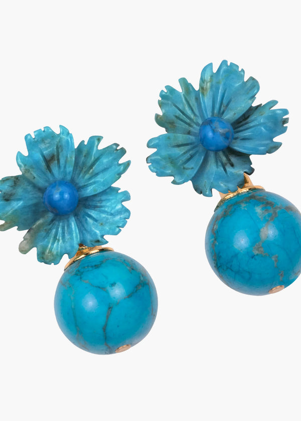 Jennifer Behr Kaylene Earrings Turquoise