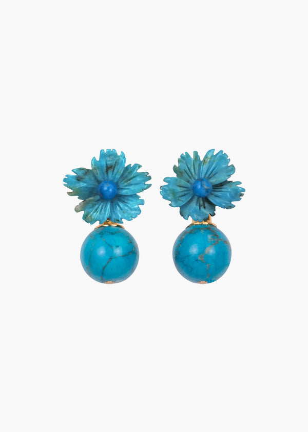 jennifer behr Kaylene Earrings Turquoise