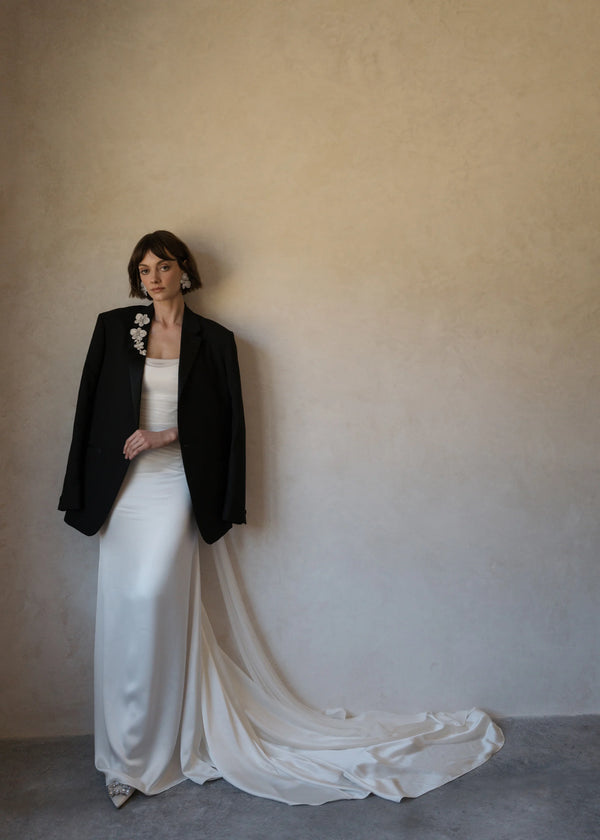 Jennifer Behr Kiarra Brooch Crystal