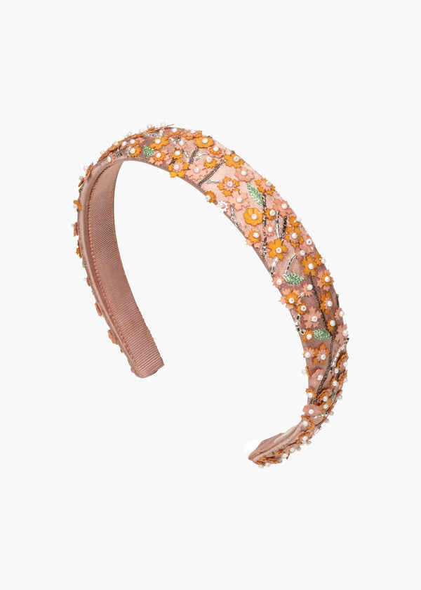 jennifer behr Kiera Headband Almond