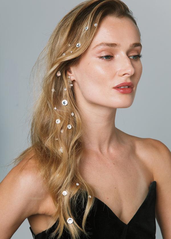 Jennifer Behr Kira Hair Magnet Set Crystal