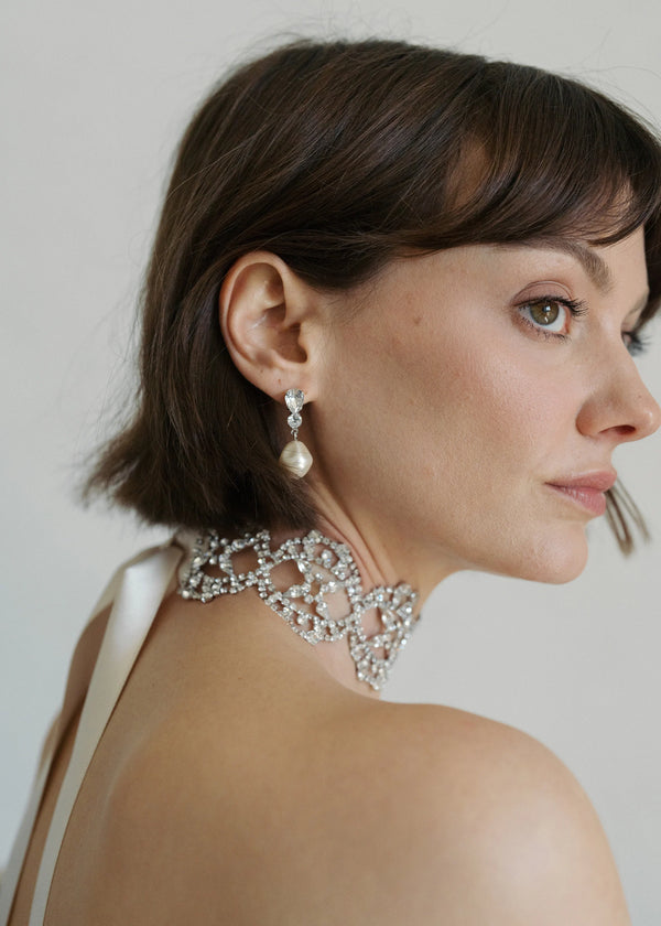 Jennifer Behr Kristina Earrings Crystal