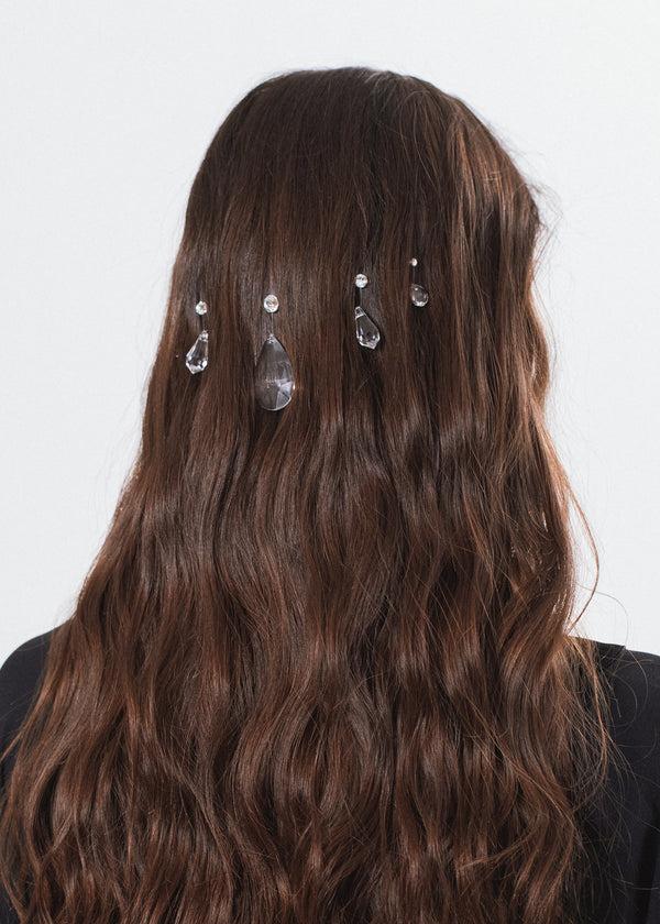 Jennifer Behr Krystelle Hair Magnet Set Crystal