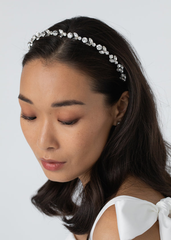 Jennifer Behr Kyra Headband Crystal