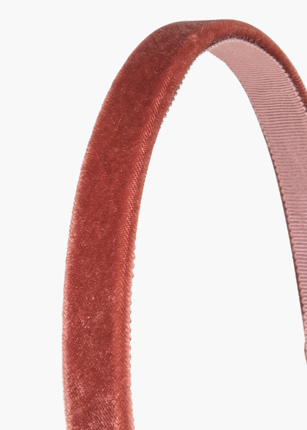 Jennifer Behr Lacey Headband Antique Rose