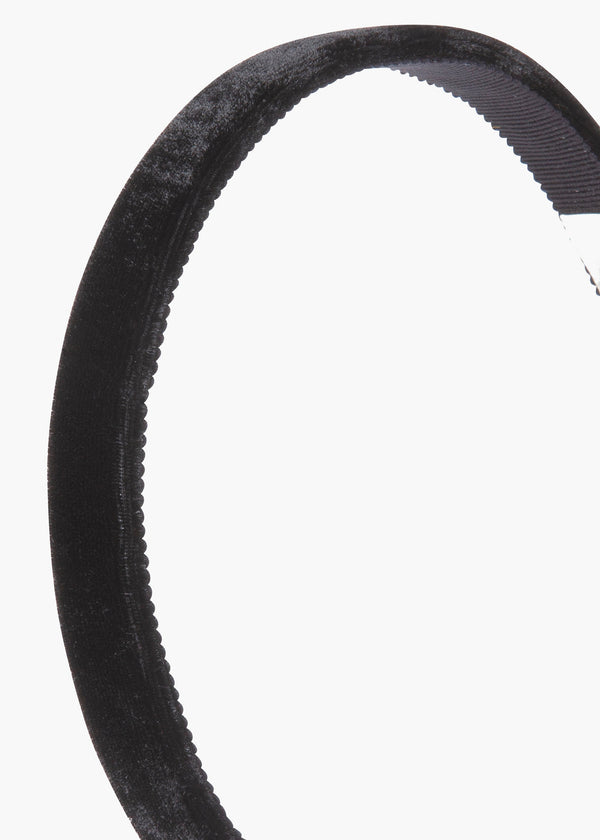Jennifer Behr Lacey Headband Black