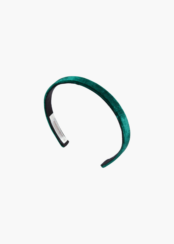 jennifer behr Lacey Headband Emerald