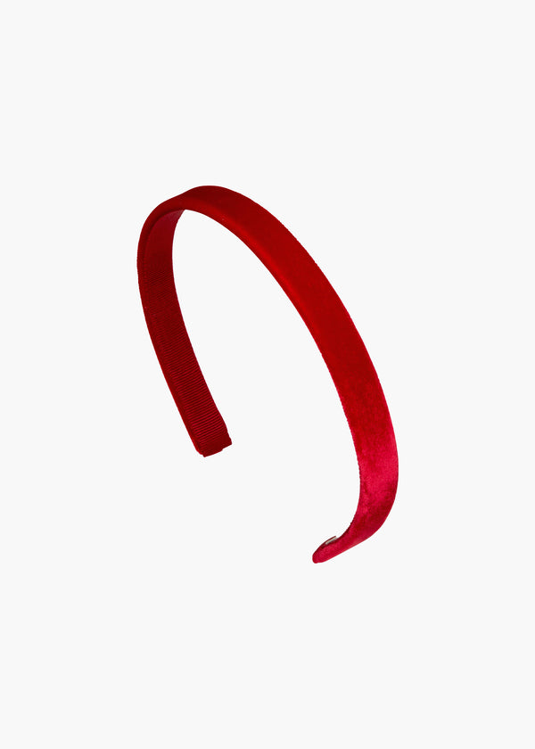 jennifer behr Lacey Headband Ruby