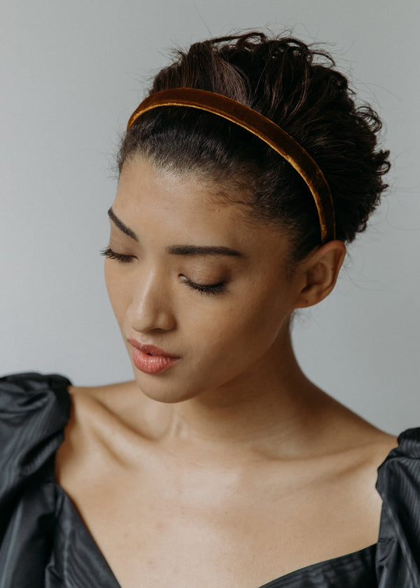 Jennifer Behr Lacey Headband Topaz