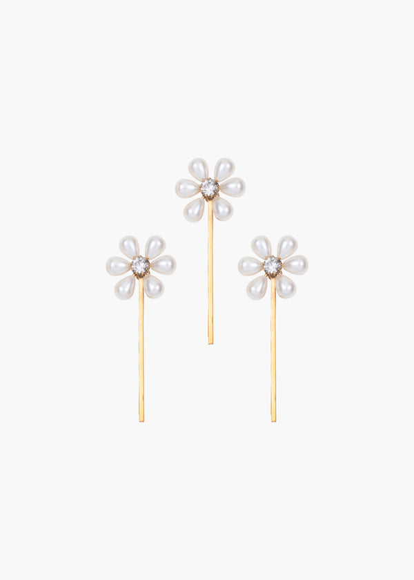 jennifer behr Laena Bobby Pin Set Gold