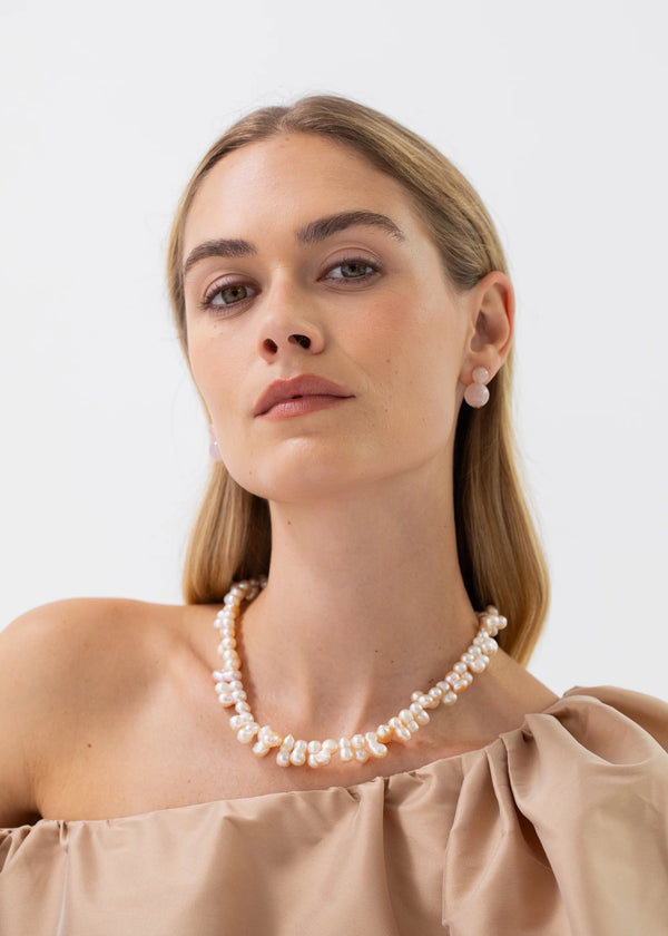 Jennifer Behr Lainey Necklace Pearl
