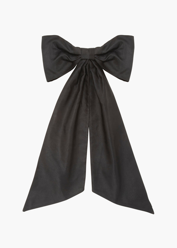 jennifer behr Leander Bow Barrette Black