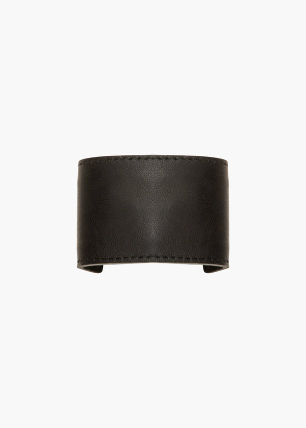 jennifer behr Leather Ponywrap Black