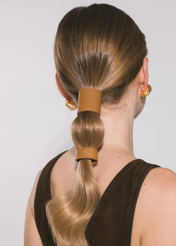 Jennifer Behr Leather Ponywrap Saddle