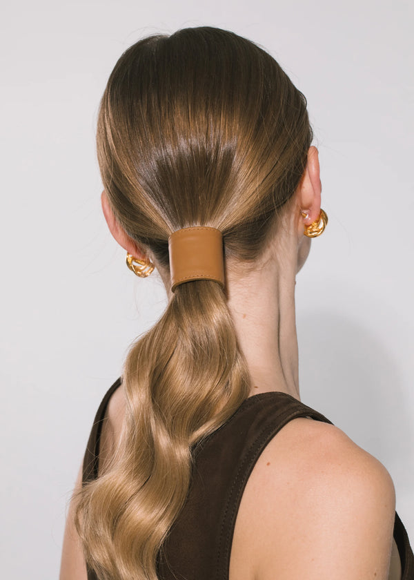 Jennifer Behr Leather Ponywrap Saddle