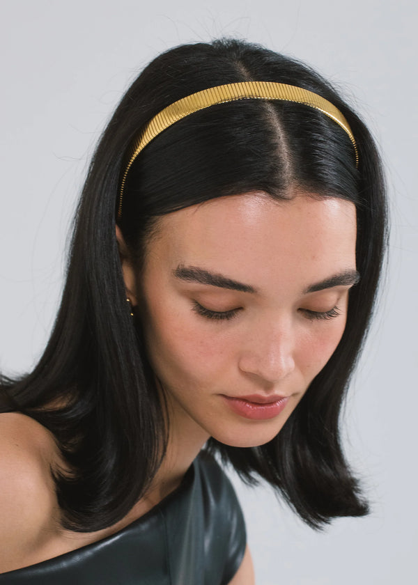 Jennifer Behr Lena Headband Gold