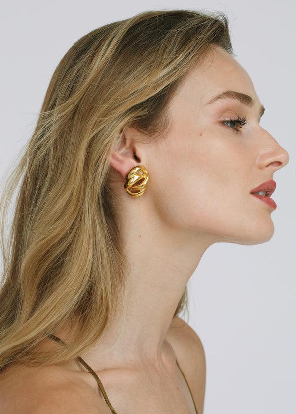 Jennifer Behr Lennox Earrings Gold