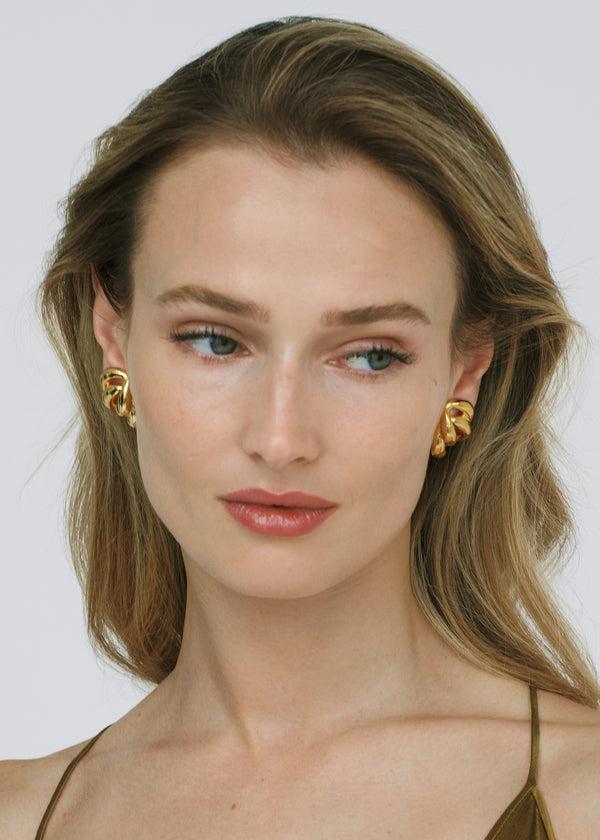 Jennifer Behr Lennox Earrings Gold