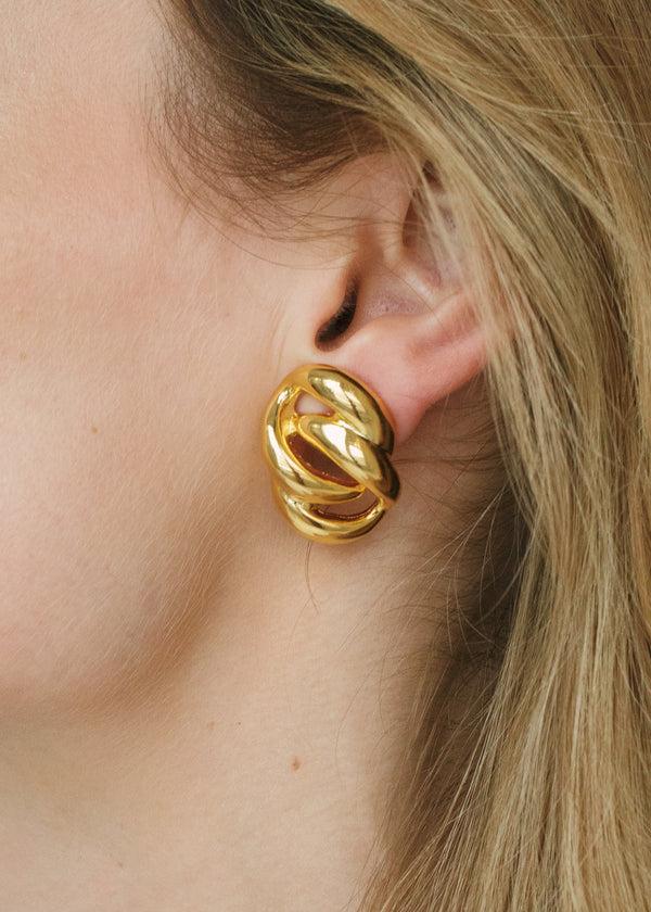 Jennifer Behr Lennox Earrings Gold