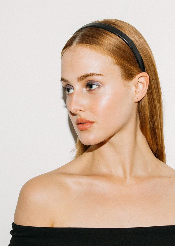 Jennifer Behr Leon Headband Black