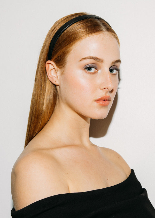 Jennifer Behr Leon Headband Black