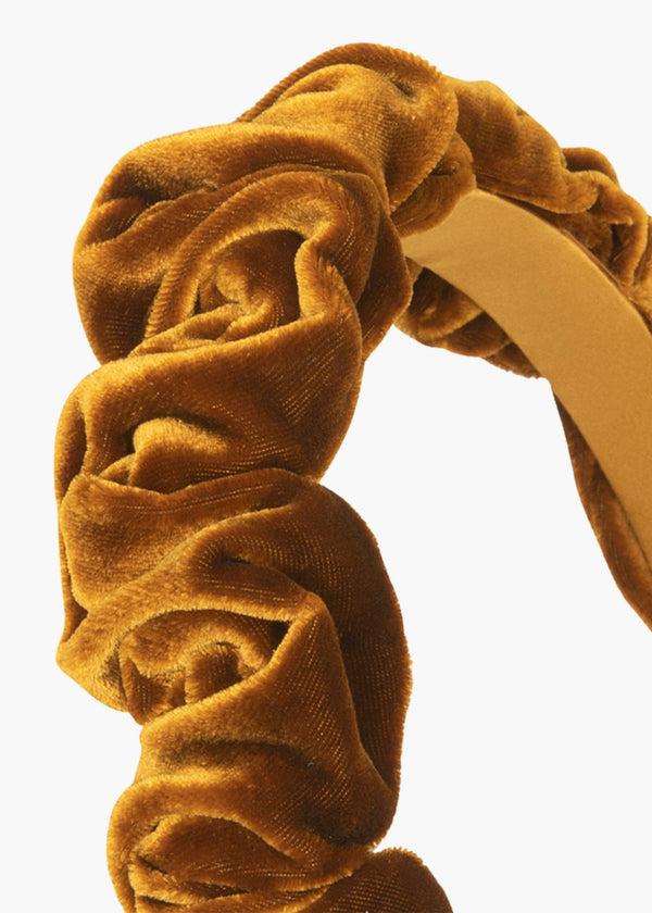 Jennifer Behr Lia Headband In Velvet Topaz