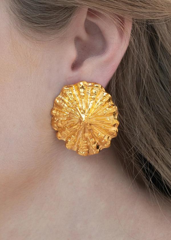 Jennifer Behr Limpet Earrings Gold