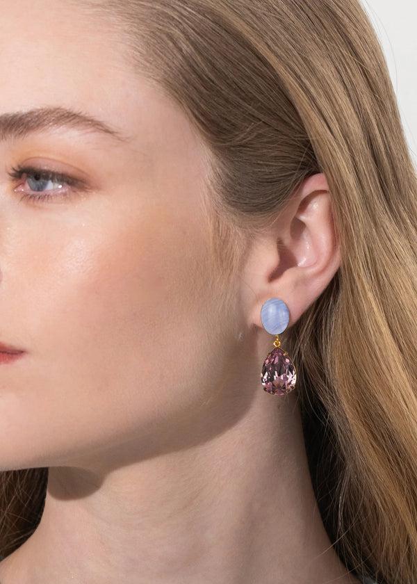 Jennifer Behr Linette Earrings Agate