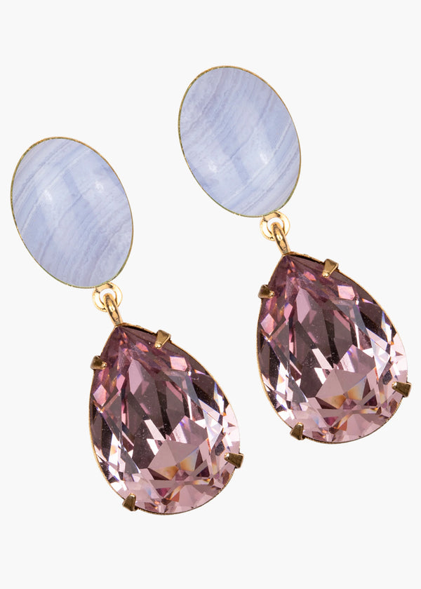 Jennifer Behr Linette Earrings Agate