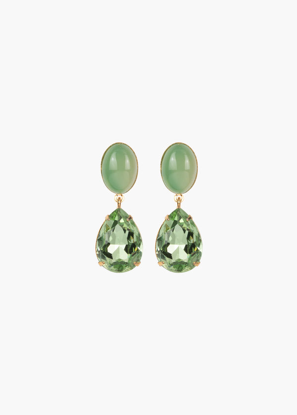 jennifer behr Linette Earrings Chalcedony