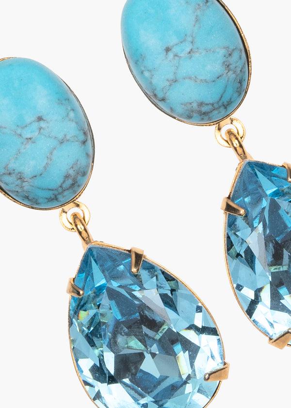 Jennifer Behr Linette Earrings Turquoise