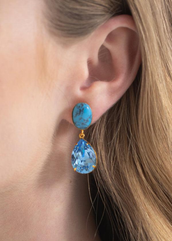 Jennifer Behr Linette Earrings Turquoise