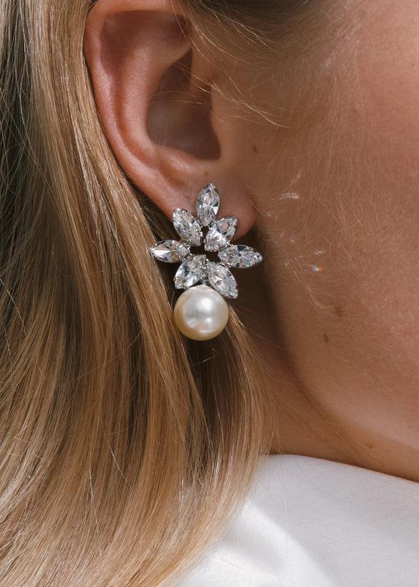 Jennifer Behr Liza Earrings Crystal