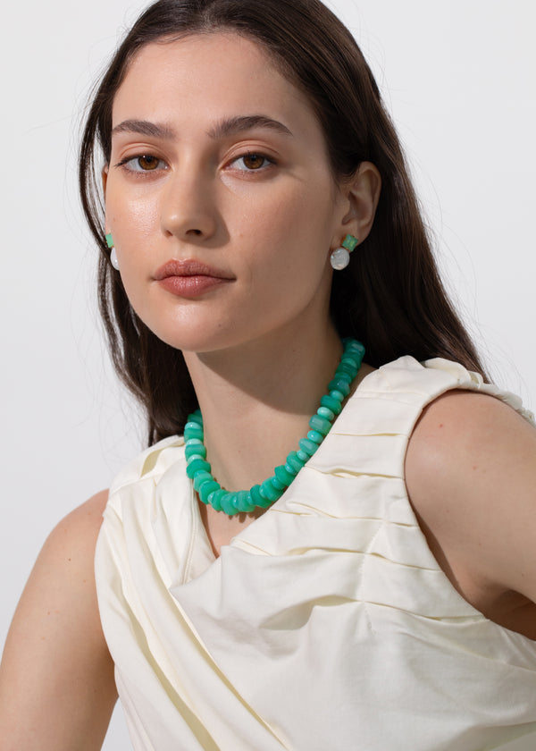 Jennifer Behr Luana Necklace Chrysoprase