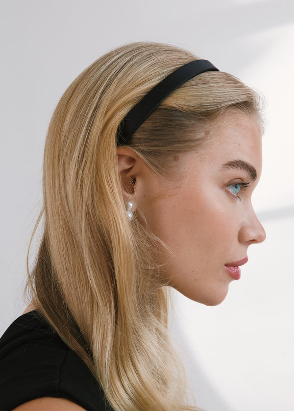 Jennifer Behr Lucy Headband Black