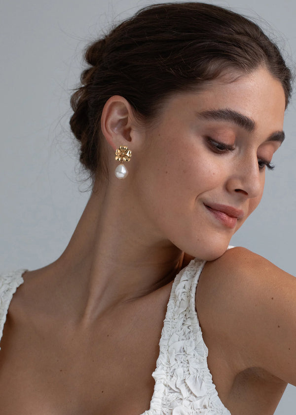 Jennifer Behr Luiza Earrings Gold