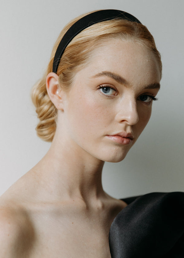 Jennifer Behr Lydia Headband Black