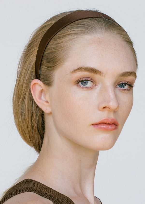 Jennifer Behr Lydia Headband Espresso