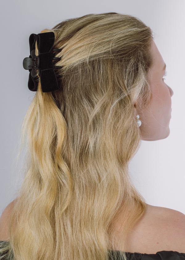 Jennifer Behr Maddy Jaw Clip Black