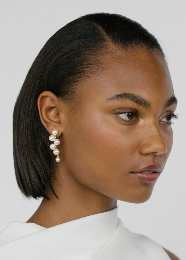 Jennifer Behr Marcella Earrings Gold