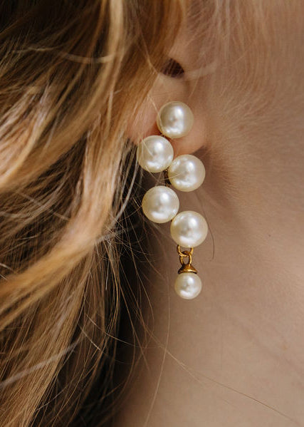 Jennifer Behr Marcella Earrings Gold