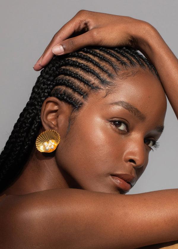 Jennifer Behr Maricela Earrings Pearl