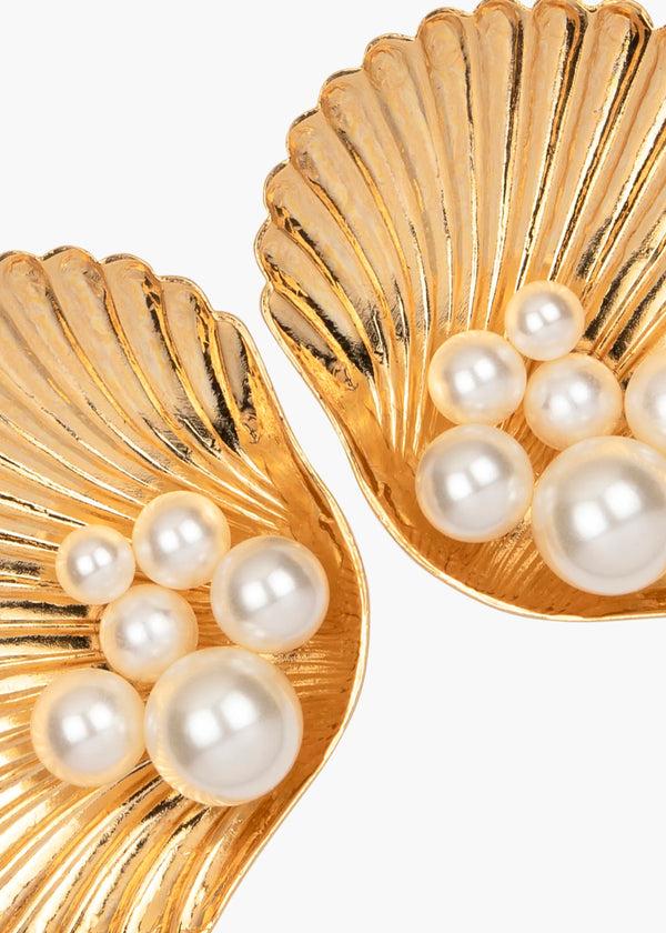 Jennifer Behr Maricela Earrings Pearl