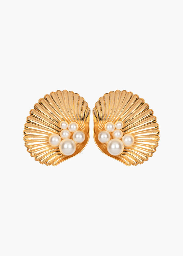 jennifer behr Maricela Earrings Pearl