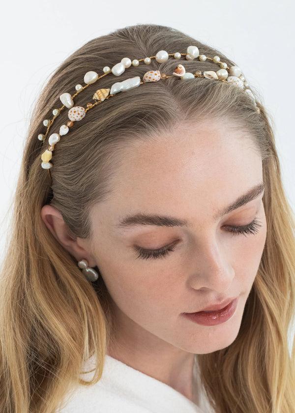 Jennifer Behr Marietta Headband Beach