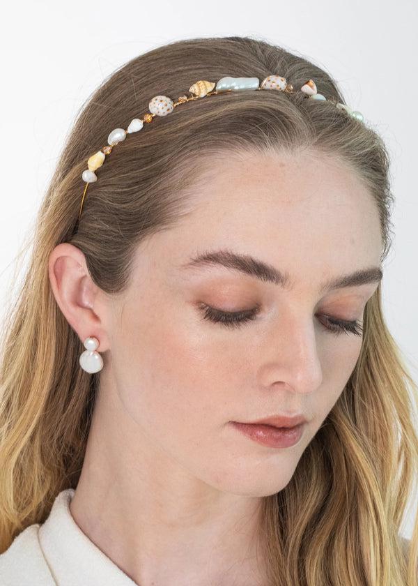 Jennifer Behr Marietta Headband Beach