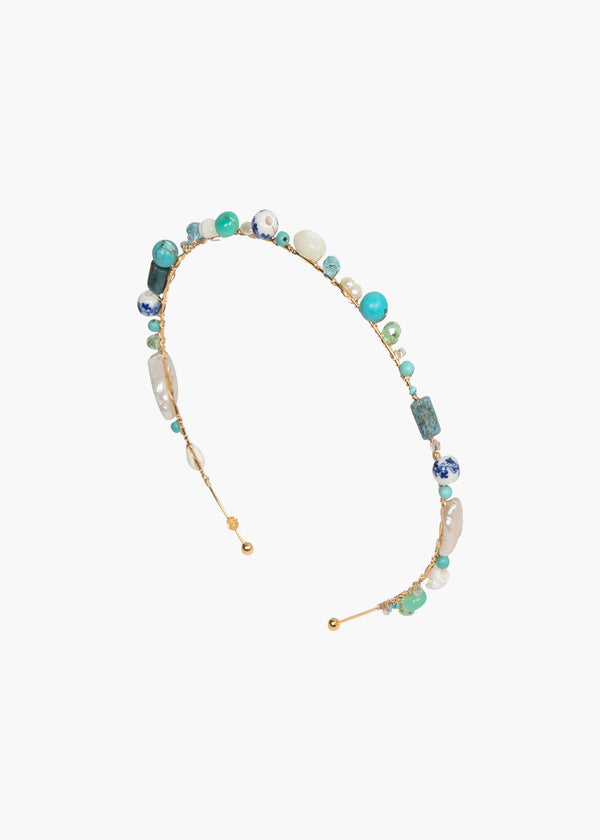 jennifer behr Marietta Headband Ocean